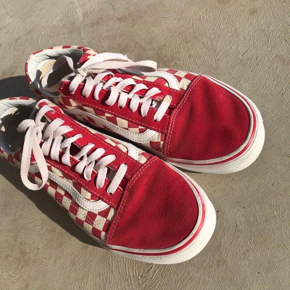 cheap red vans